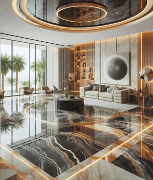 Đá tự nhiên trong trang trí nội thất